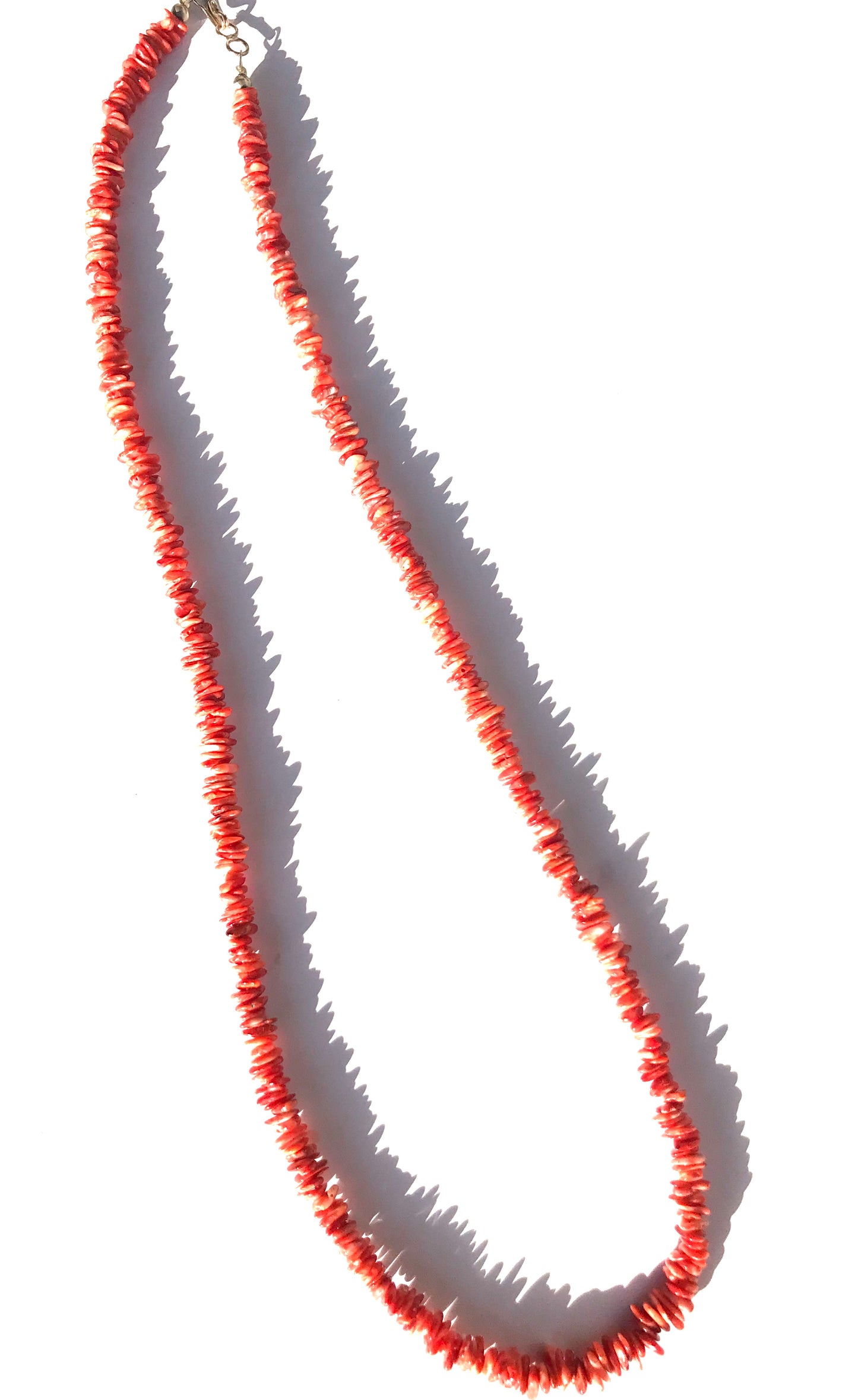 Spiny oyster shell necklace