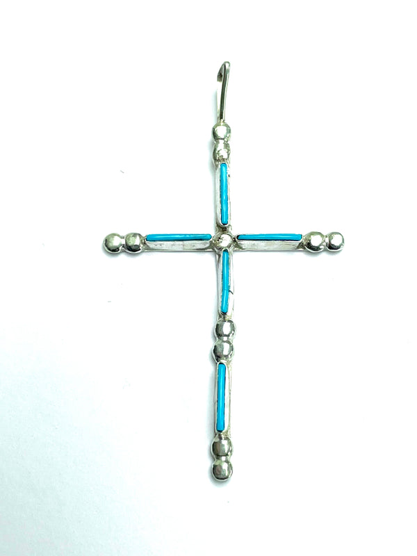 Zuni cross pendent large
