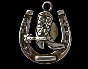Horse Shoe and Boot Charm
