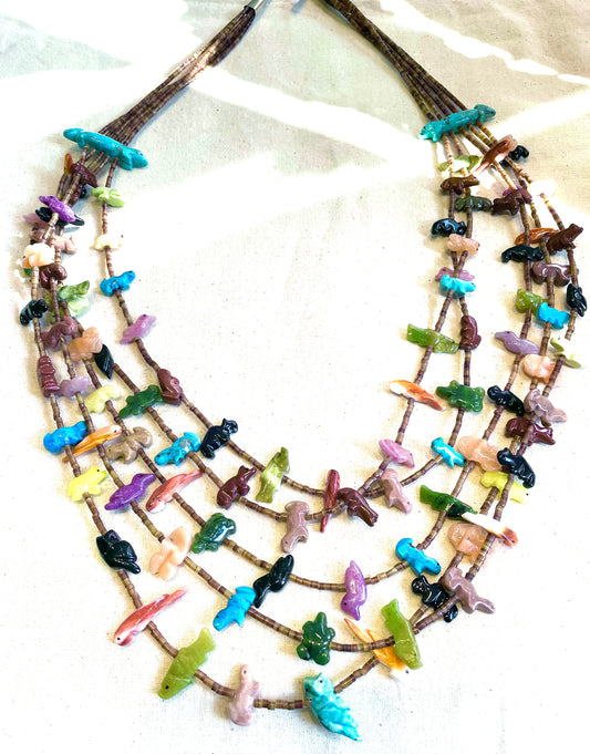 Power animal necklace 5 strand special necklace