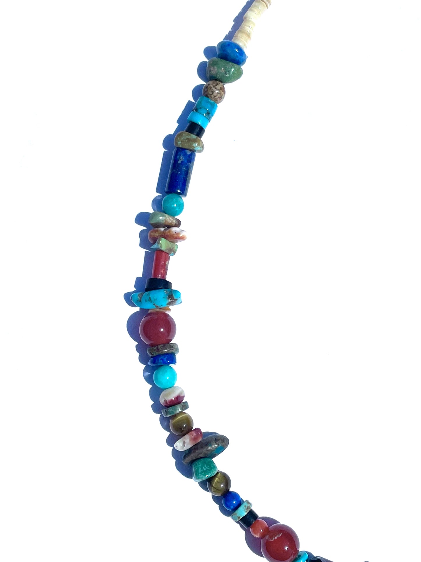 Multi stone nugget necklaces