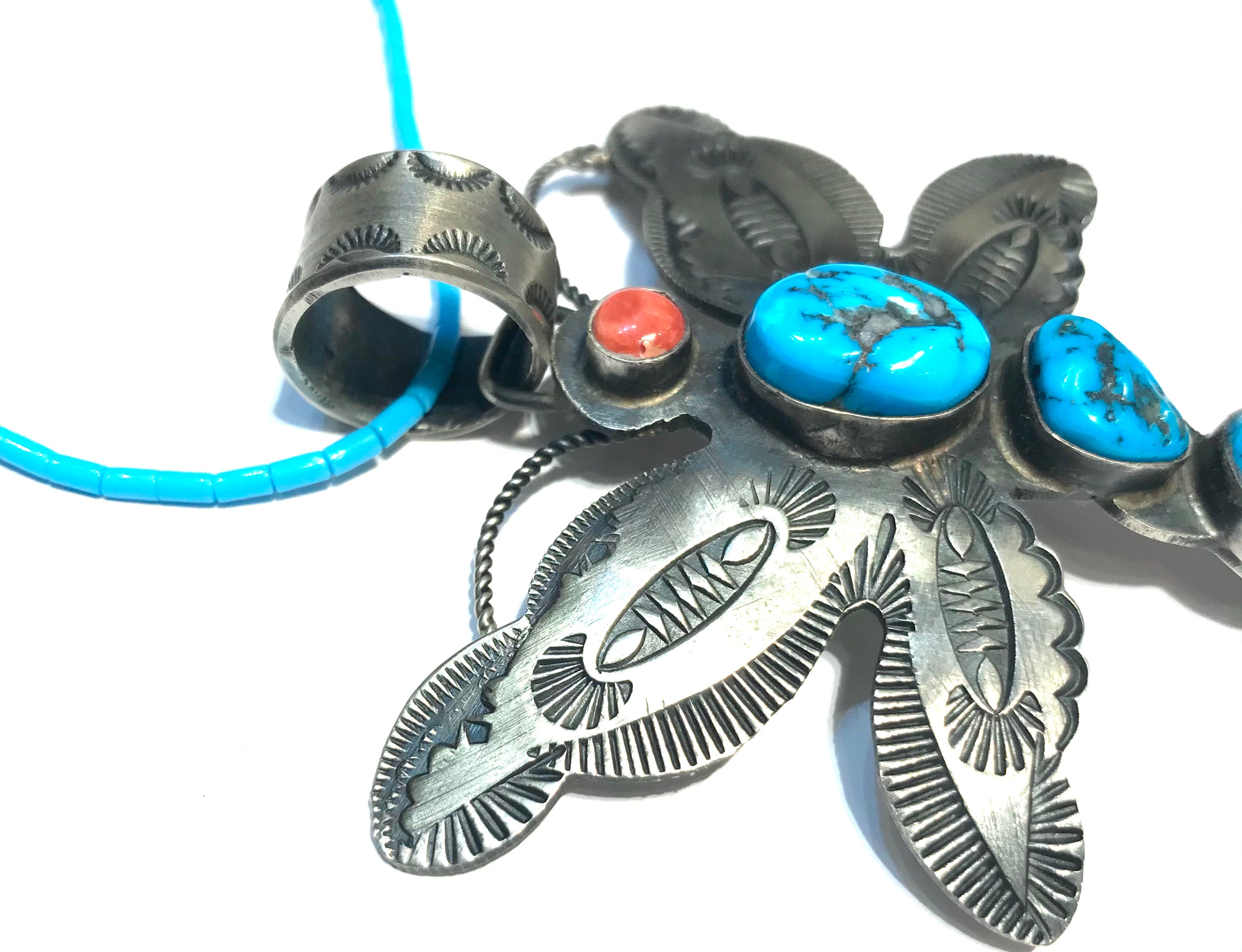 Dragonfly Navajo. pendent / necklace