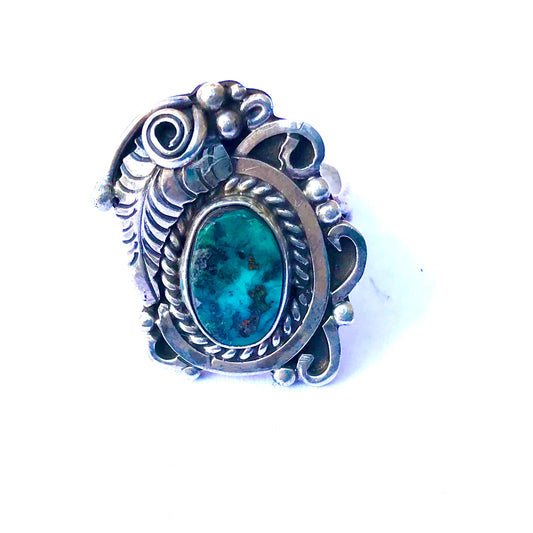 Sterling silver Navajo ring