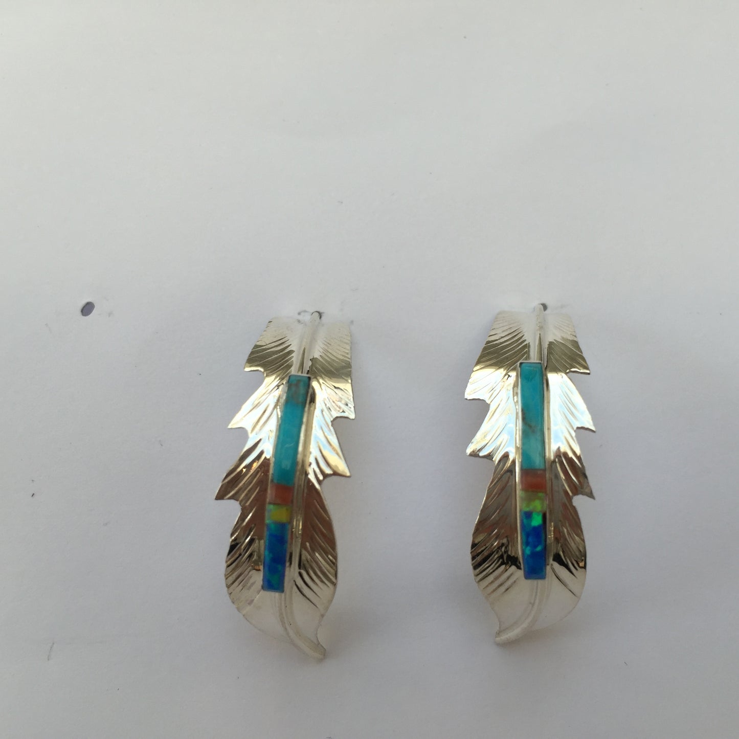 Multistone feather hoopsMultistone feather hoops