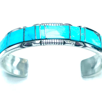 Zuni inlaid bracelet medium size