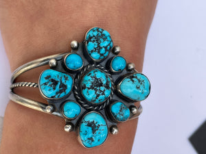 Turquoise bracelet stunning nugget turquoise