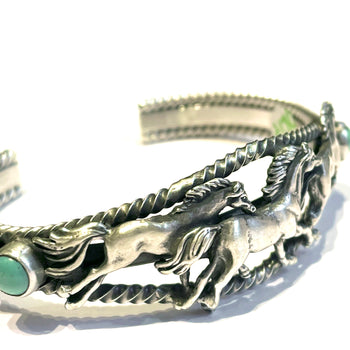 Horse Navajo bracelet