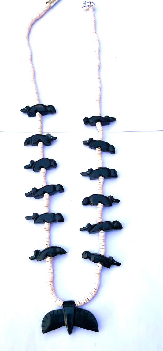 New jet eagle and bear power animal necklace