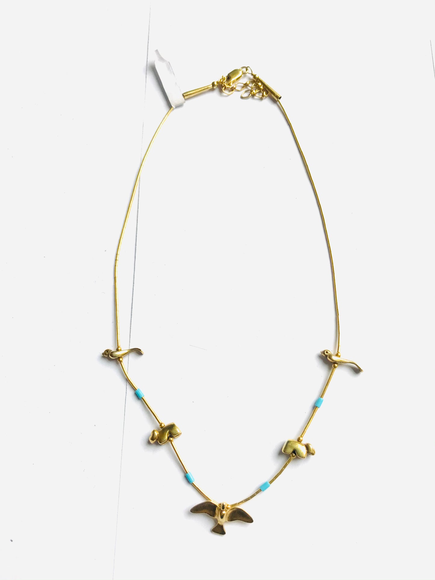 short 18 k power animal necklace short