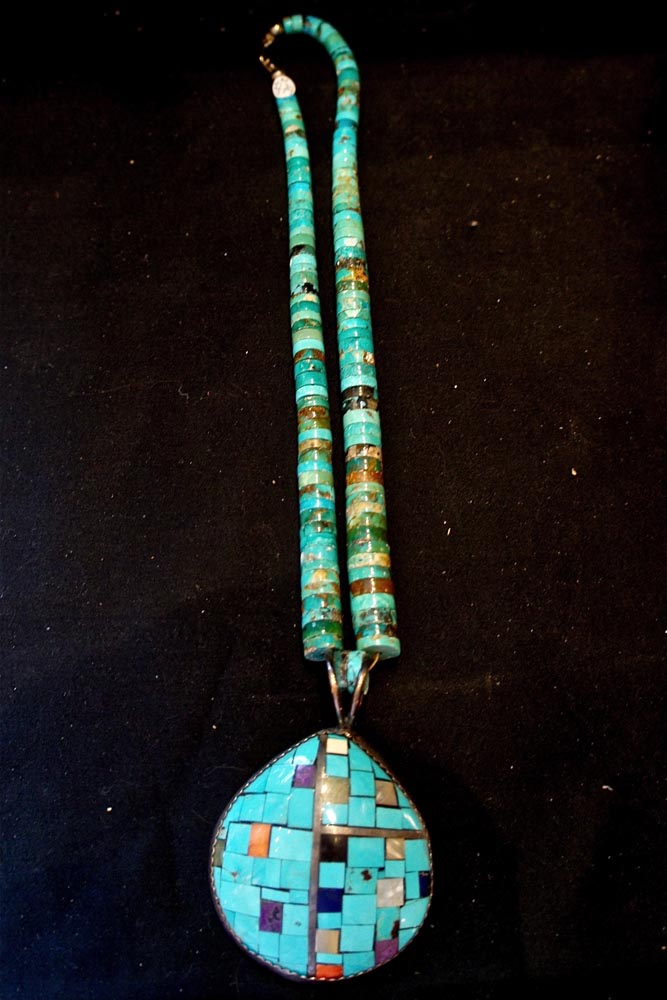 Santo Domingo Turquoise Pendant