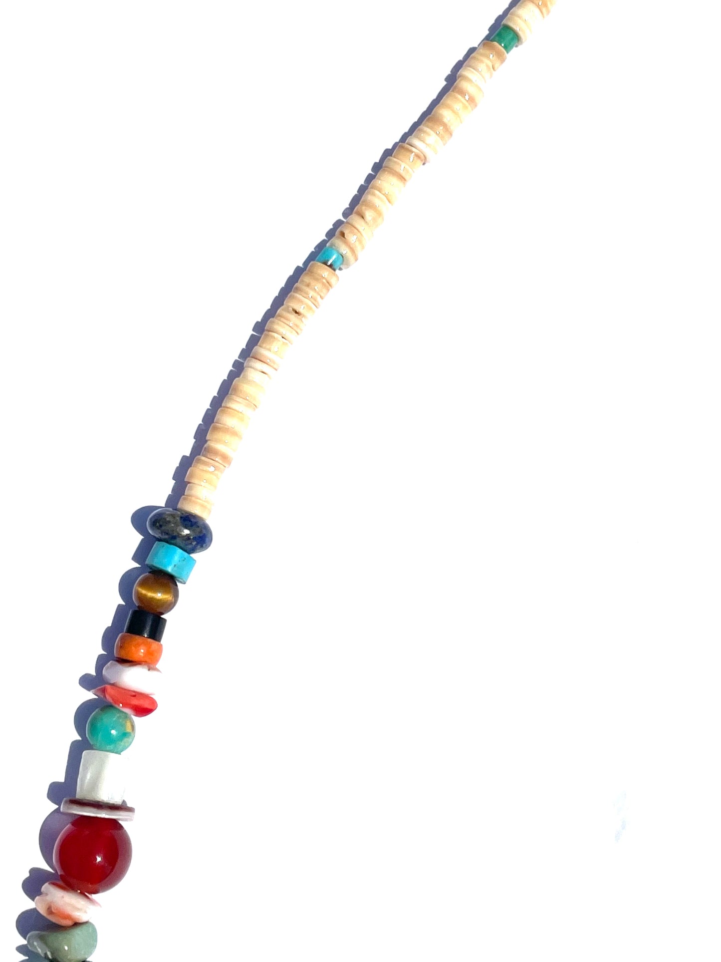 Multi stone nugget necklaces