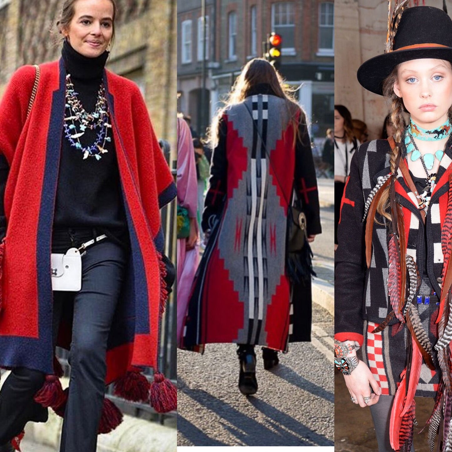 JESSIE WSTERN BLANKET COAT