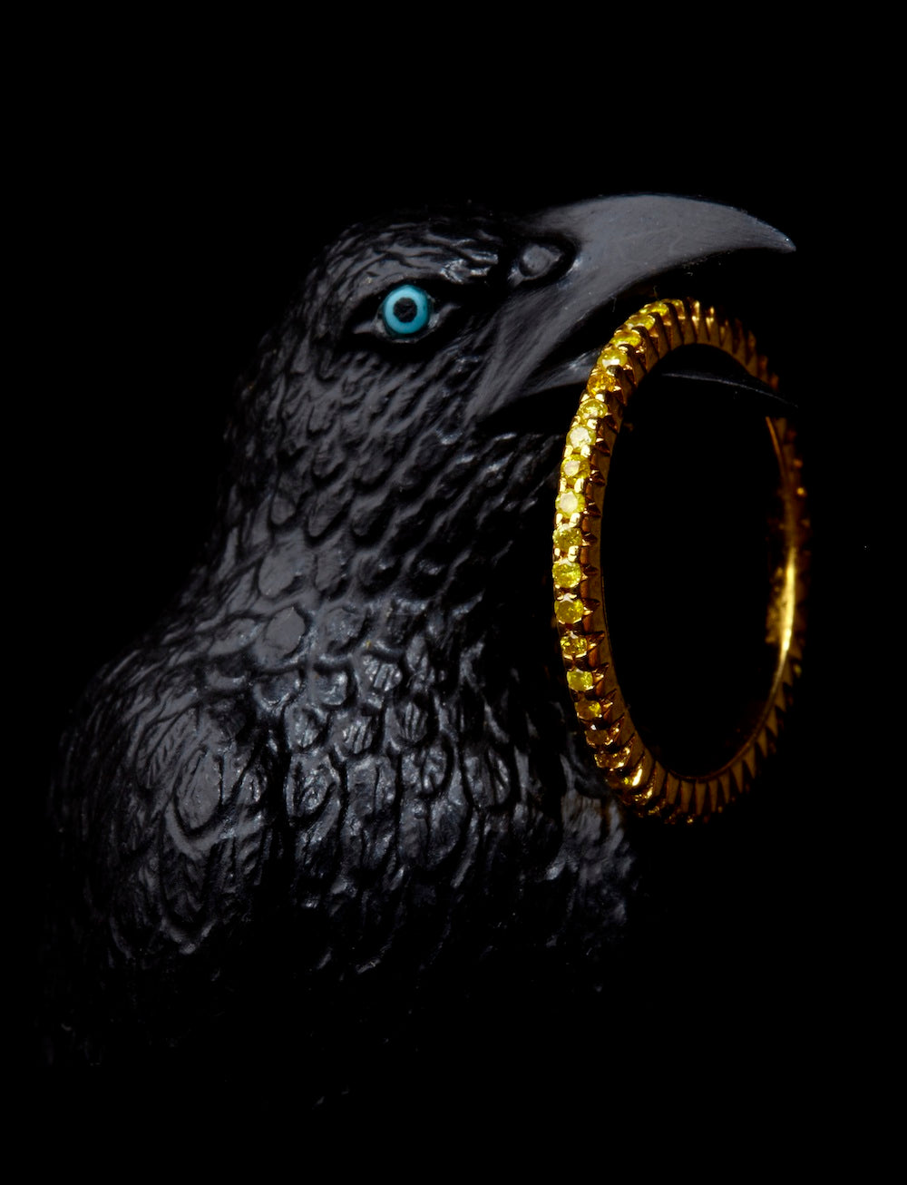 Lemon Yellow Eternal Diamond Band.