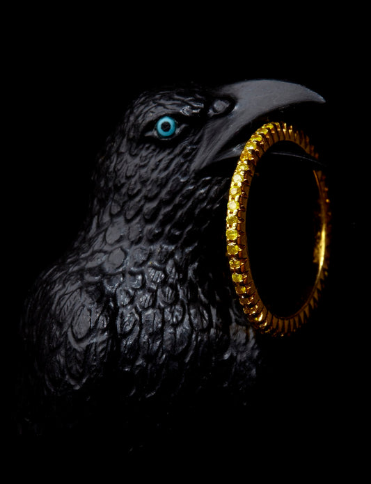 Lemon Yellow Eternal Diamond Band.