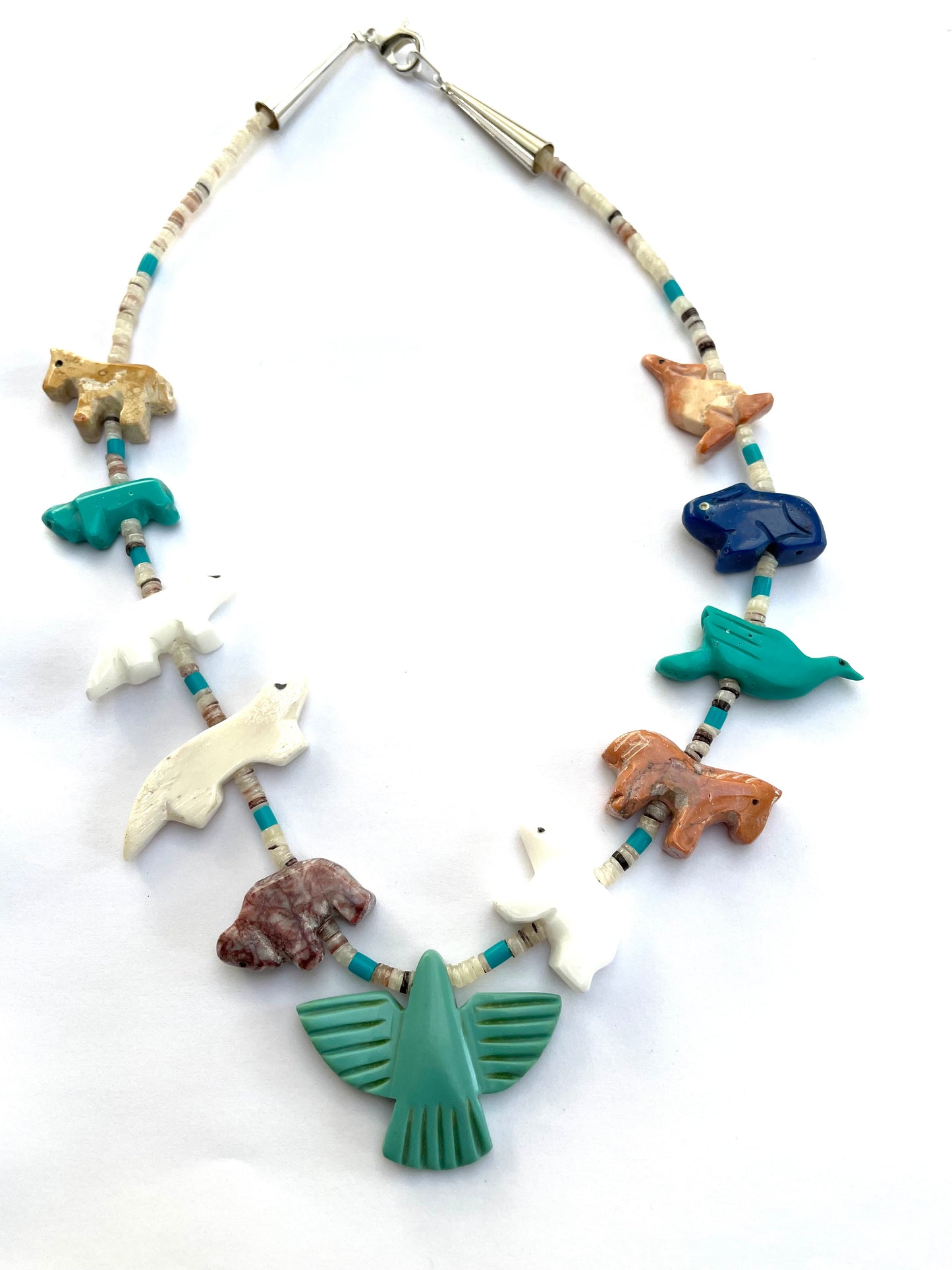 New short multi power animal necklace