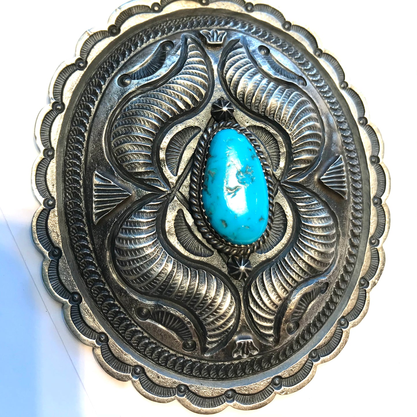 Large pendent sterling silver  necklace - pendent