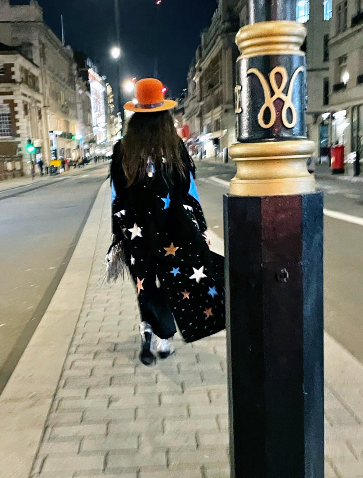 Suede long eagle coat special edition