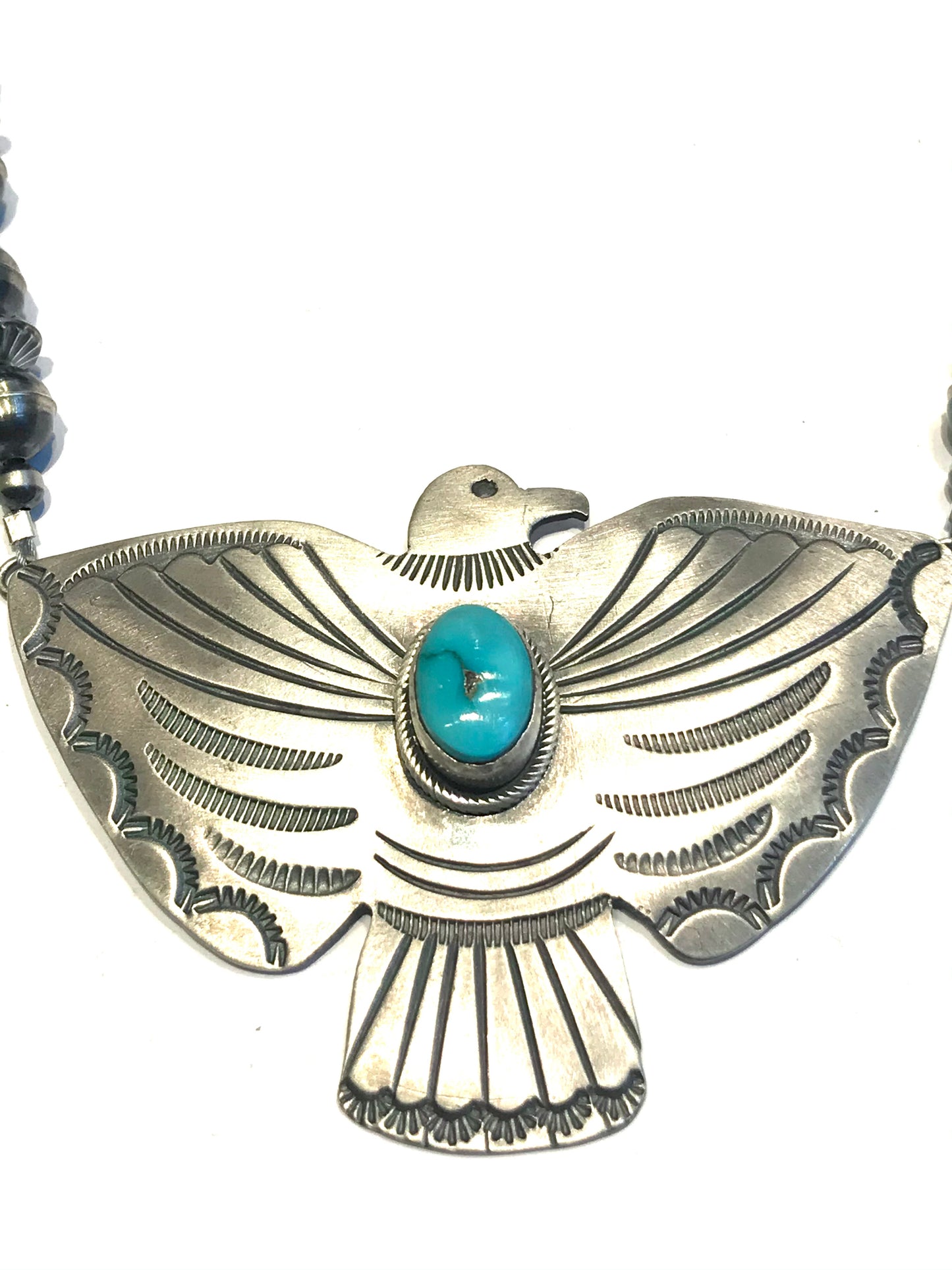 Amazing eagle/ thunderbird Navajo necklace
