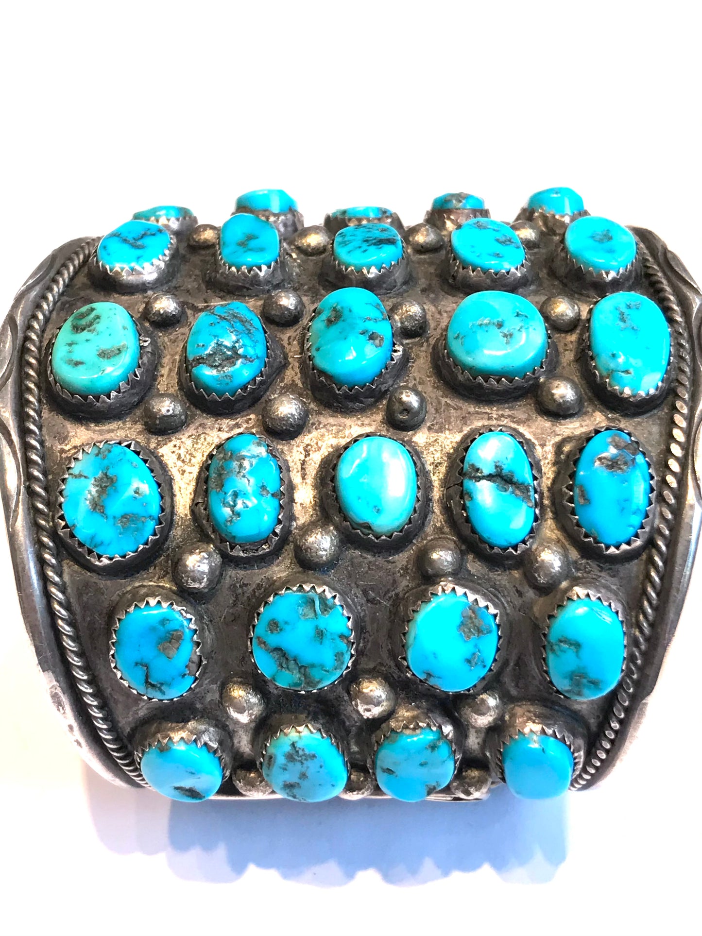 Amazing 5 row wide bracelet Navajo
