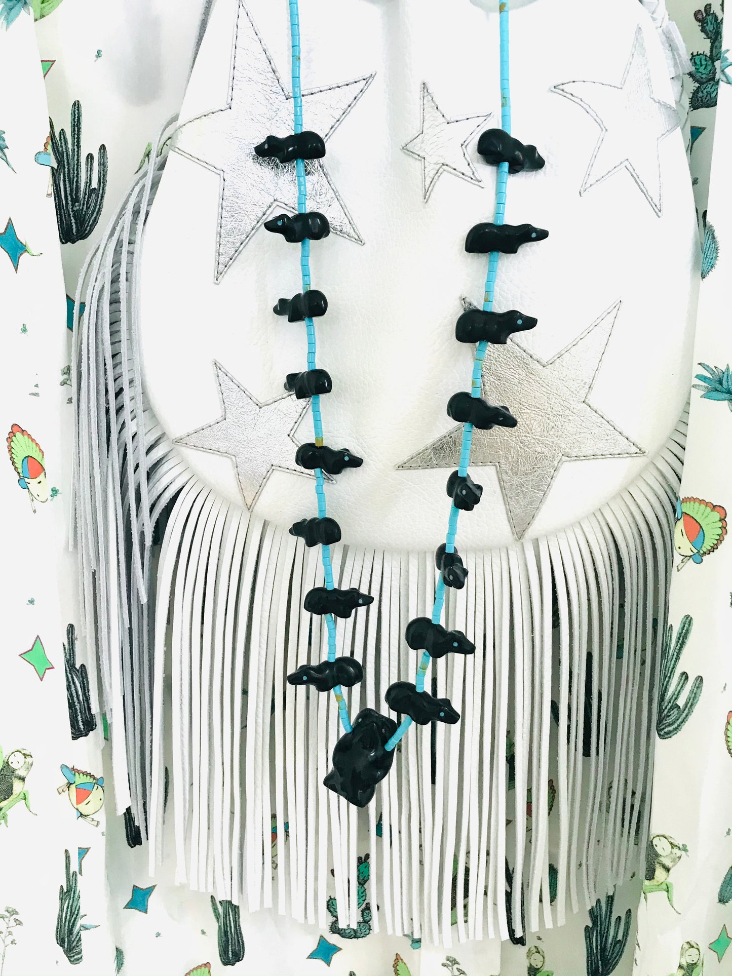 Amazing one off bear power animal necklace