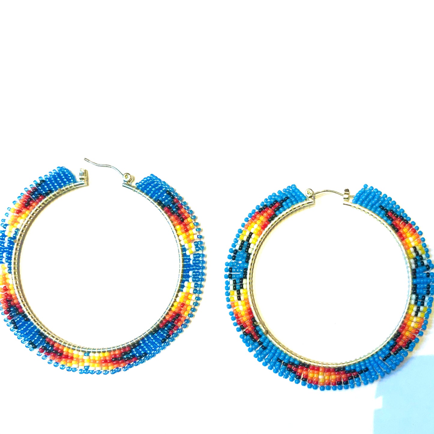 Beaded hoop