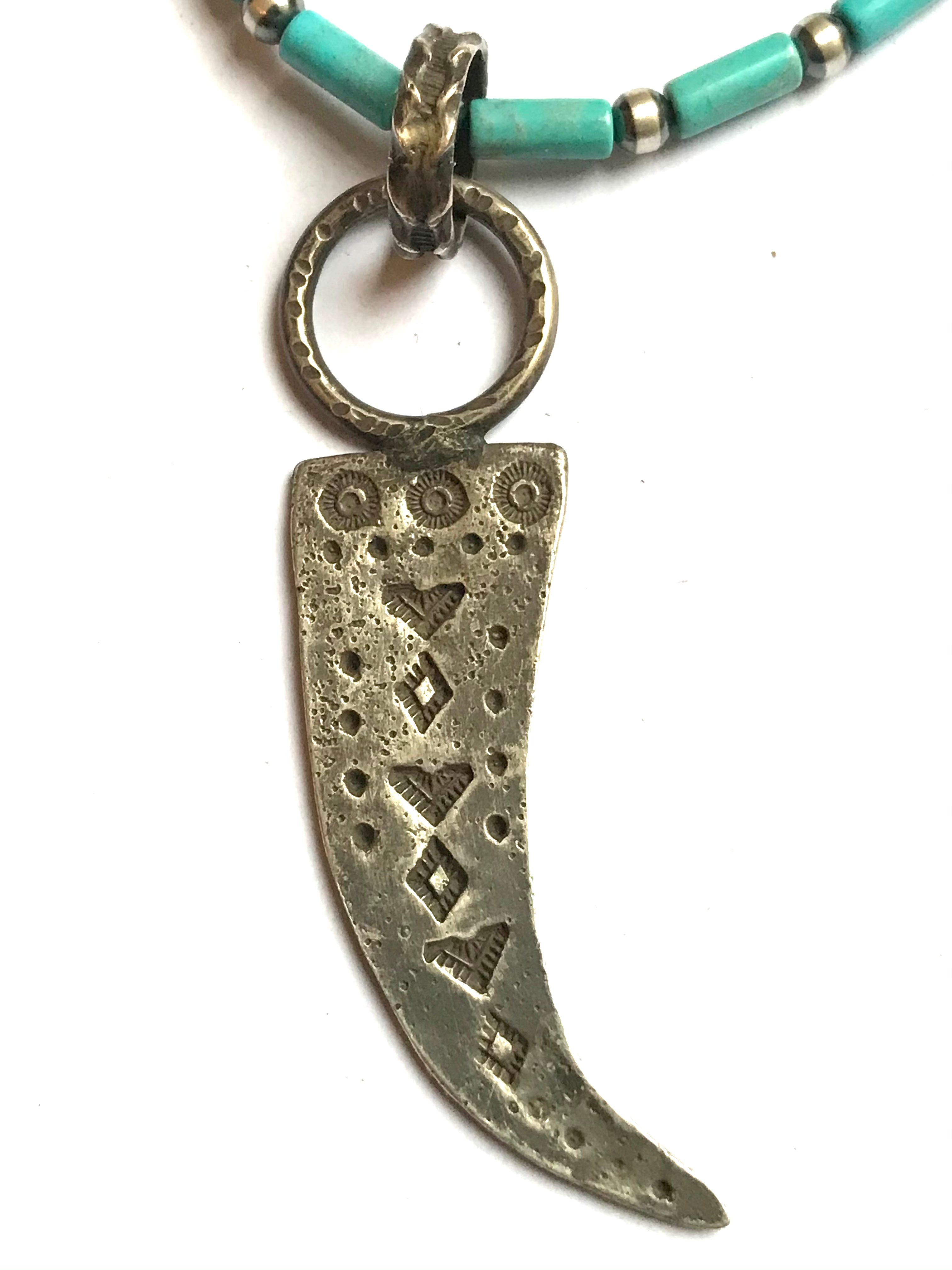 Sterling silver 3 inch good prospects pendent