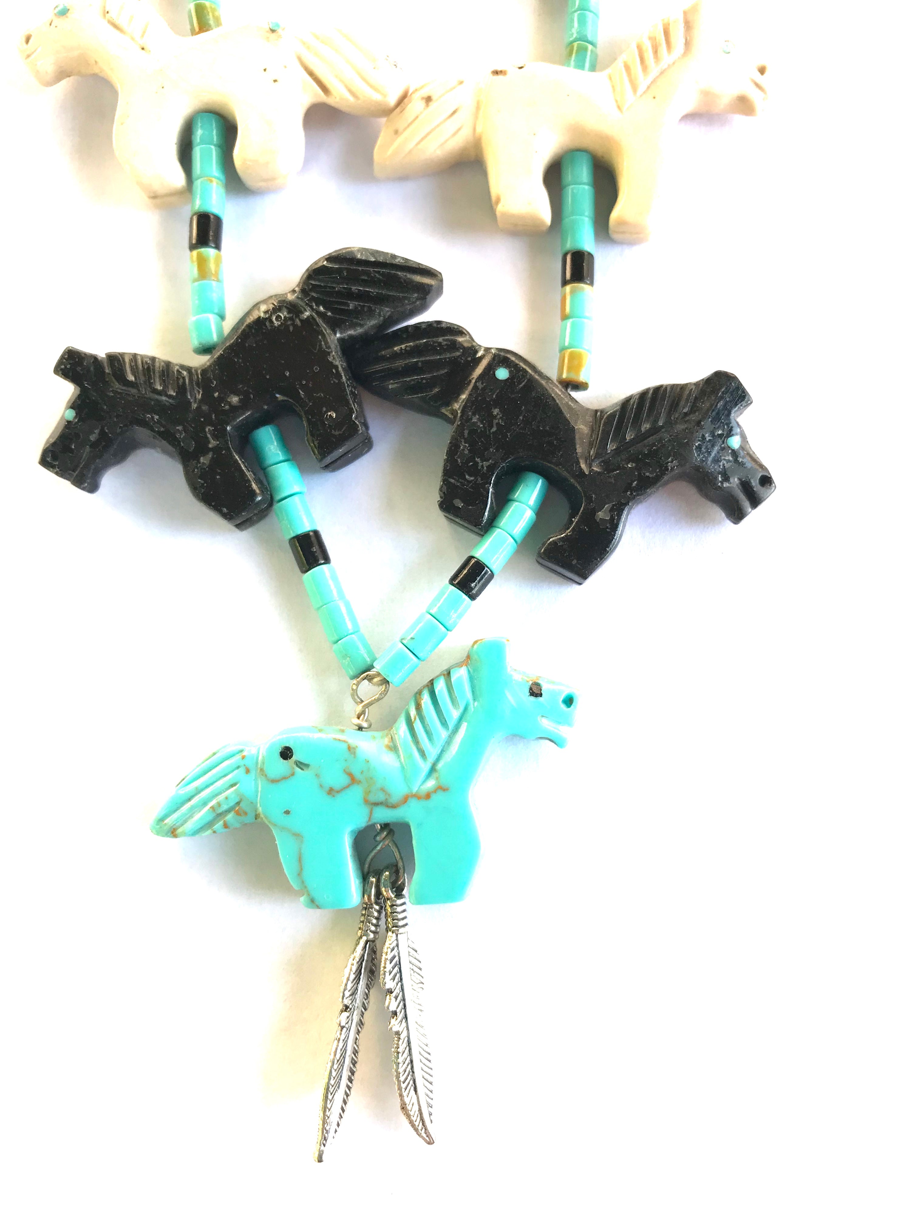 Horse power animal necklace