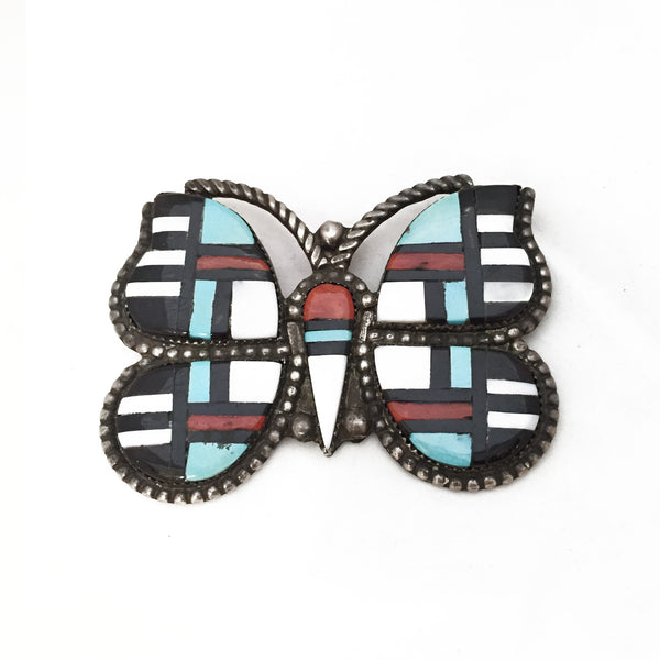 Butterfly pendent pin