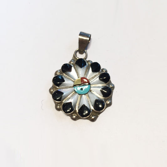 Zuni Sunface Pendant