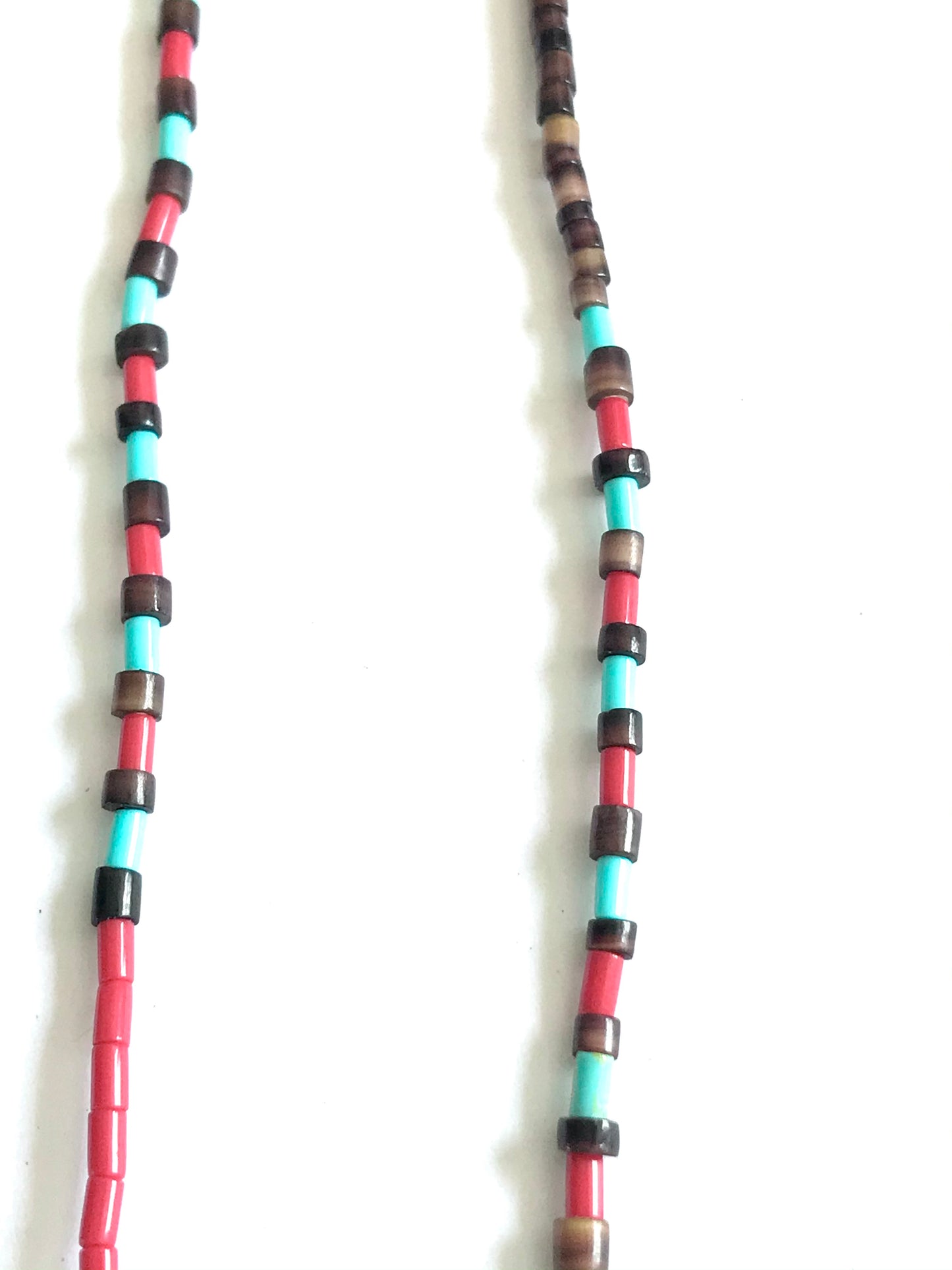 16 inch multi micro stone strand necklace