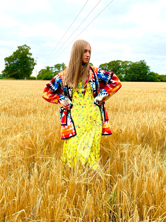 Limited edition rainbow med c pocket coat