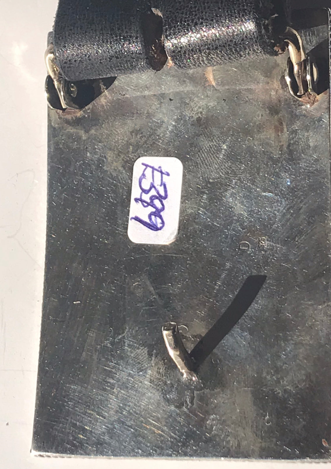 Zuni inlaid belt buckle