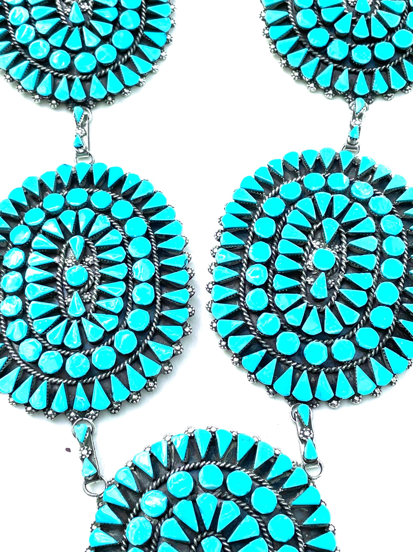 New amazing sleeping beauty cluster necklace