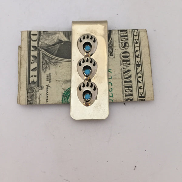 Money clip with bear claw design