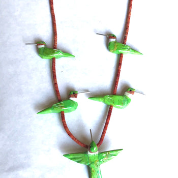 New gaspiate & coral power animal necklace