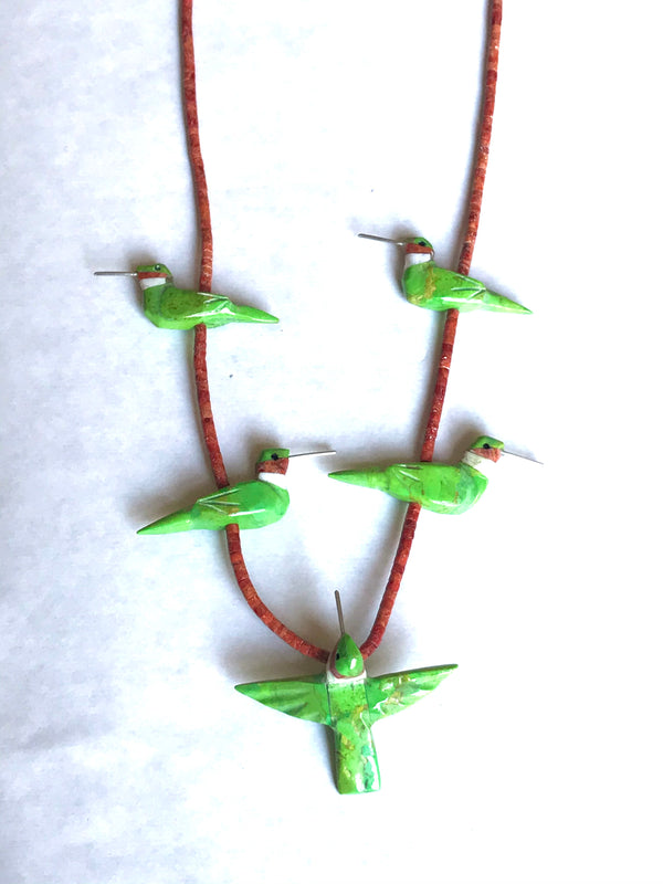New gaspiate & coral power animal necklace