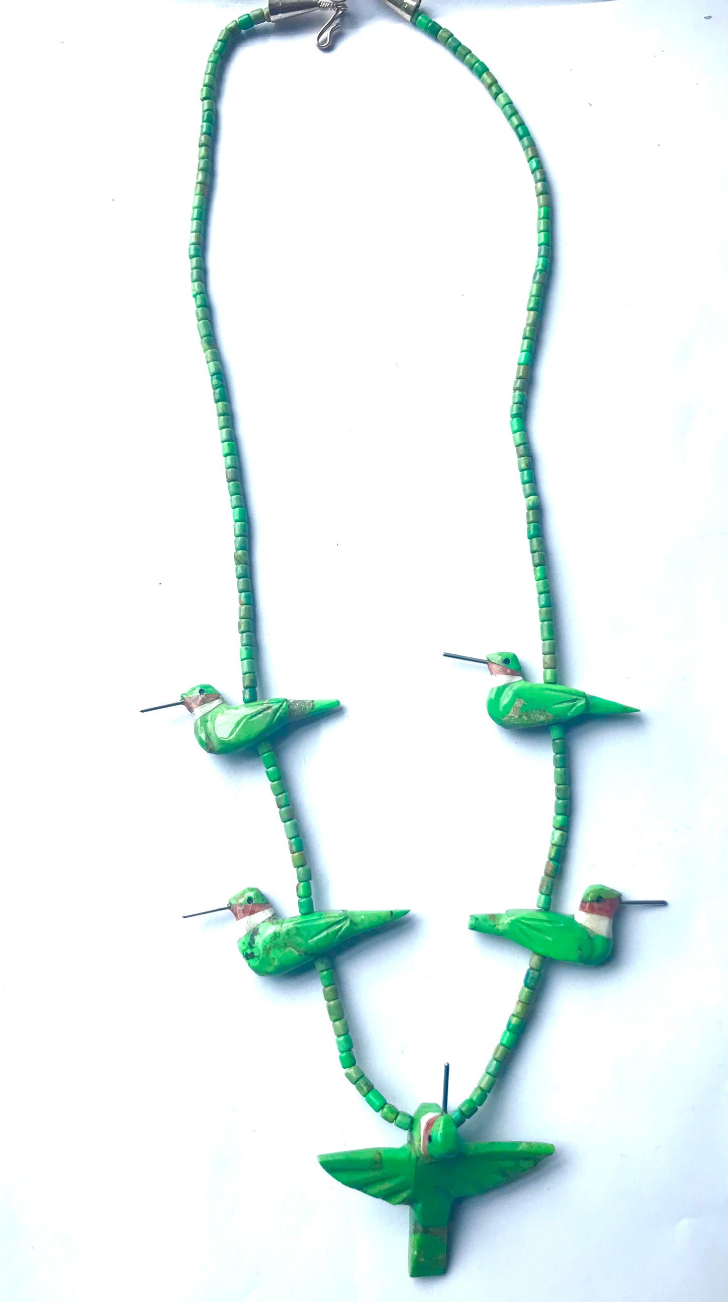 Gaspiate hummingbird power animal necklace