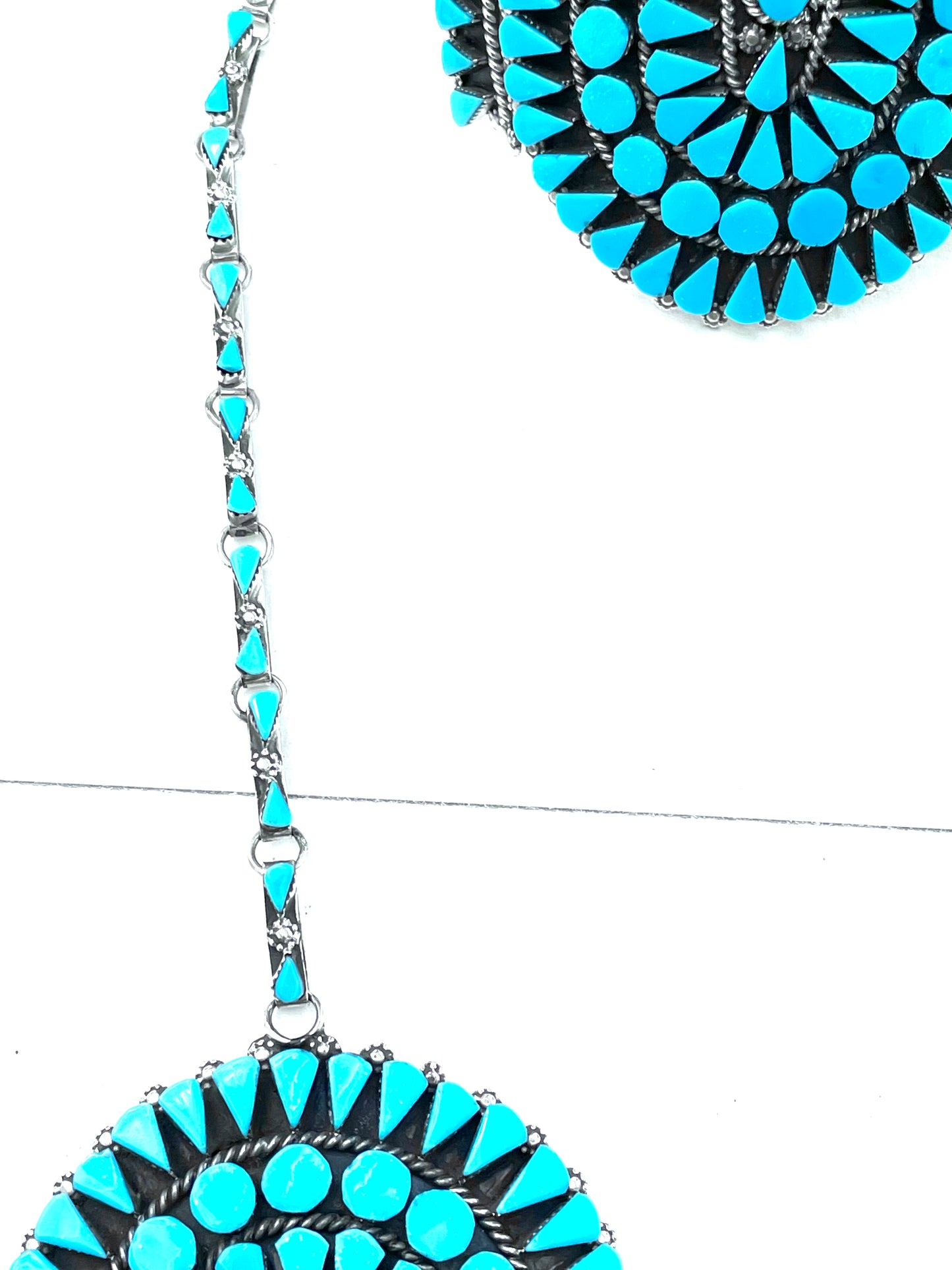 New amazing sleeping beauty cluster necklace