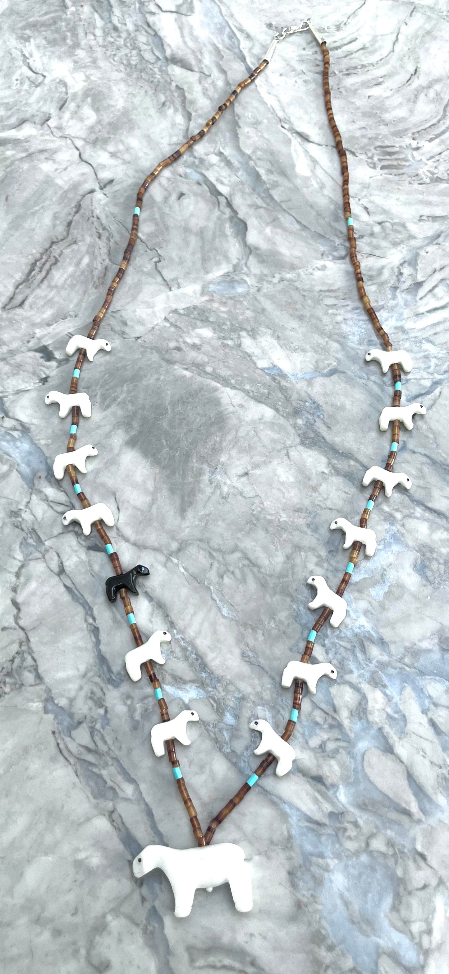 New long power animal necklace