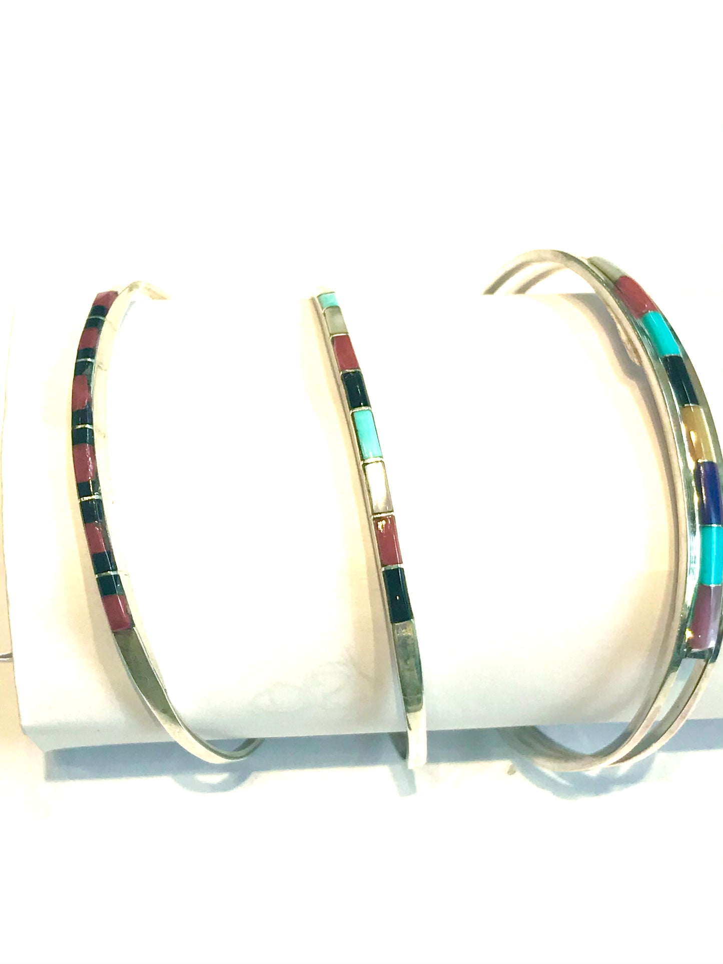 Fine zuni inlaid bracelet