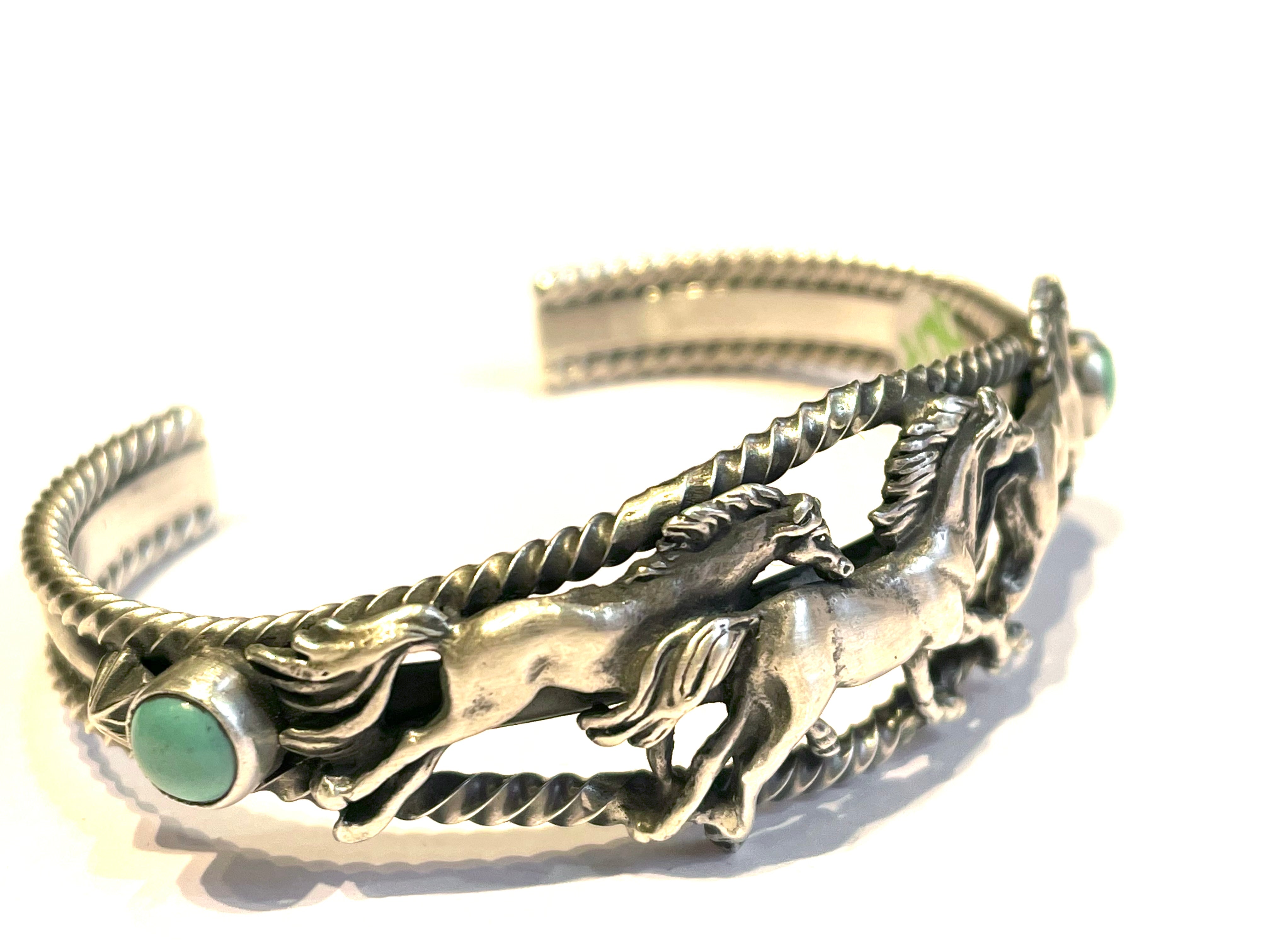 Horse Navajo bracelet
