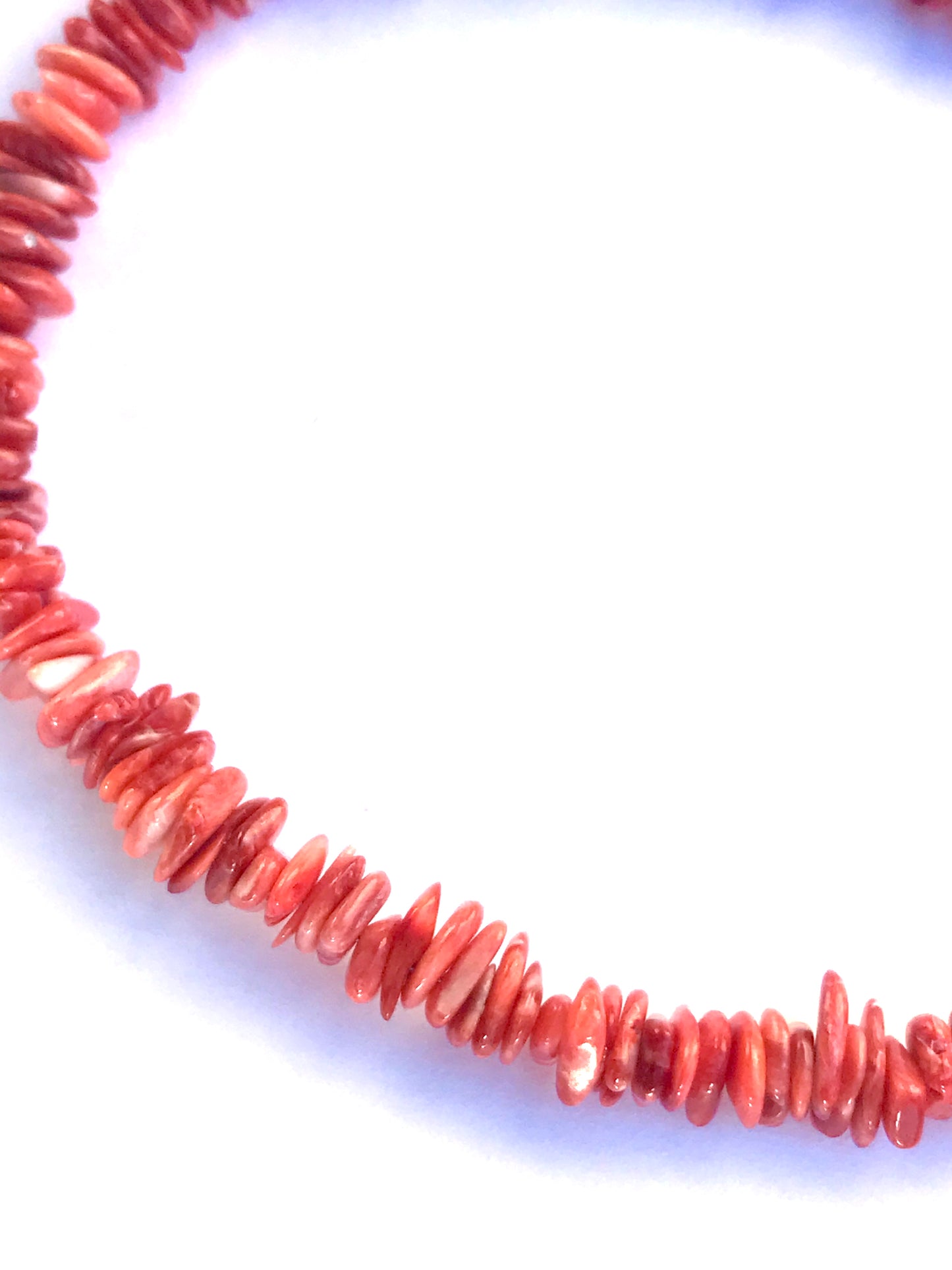 Spiny oyster shell necklace