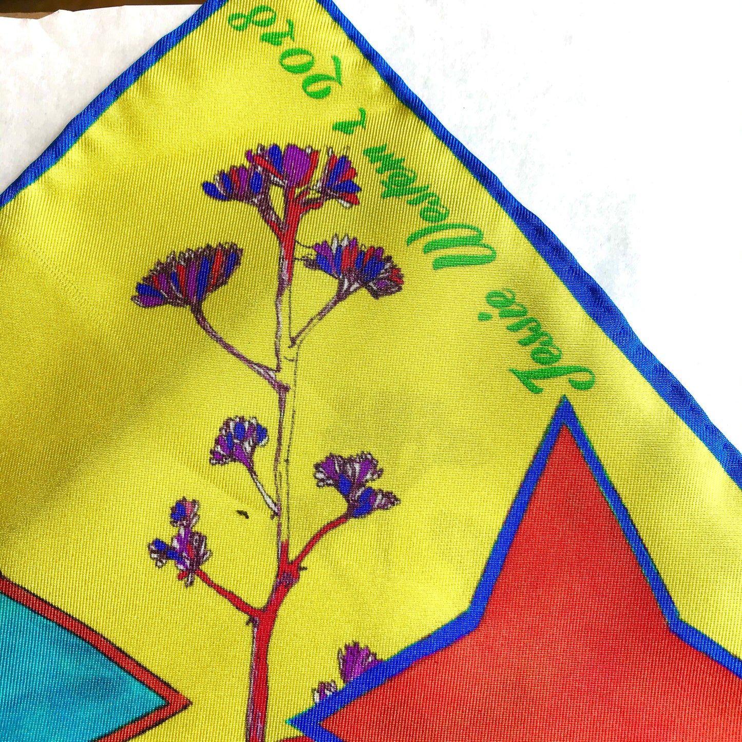 Silk limited edition Jessie Western signed scarf