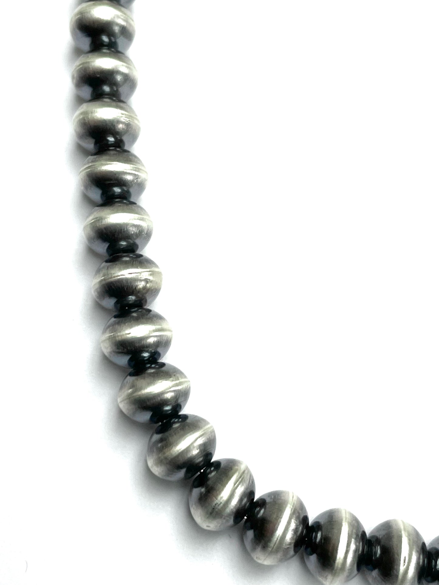 Sterling silver Navajo heavy gauge silver necklace