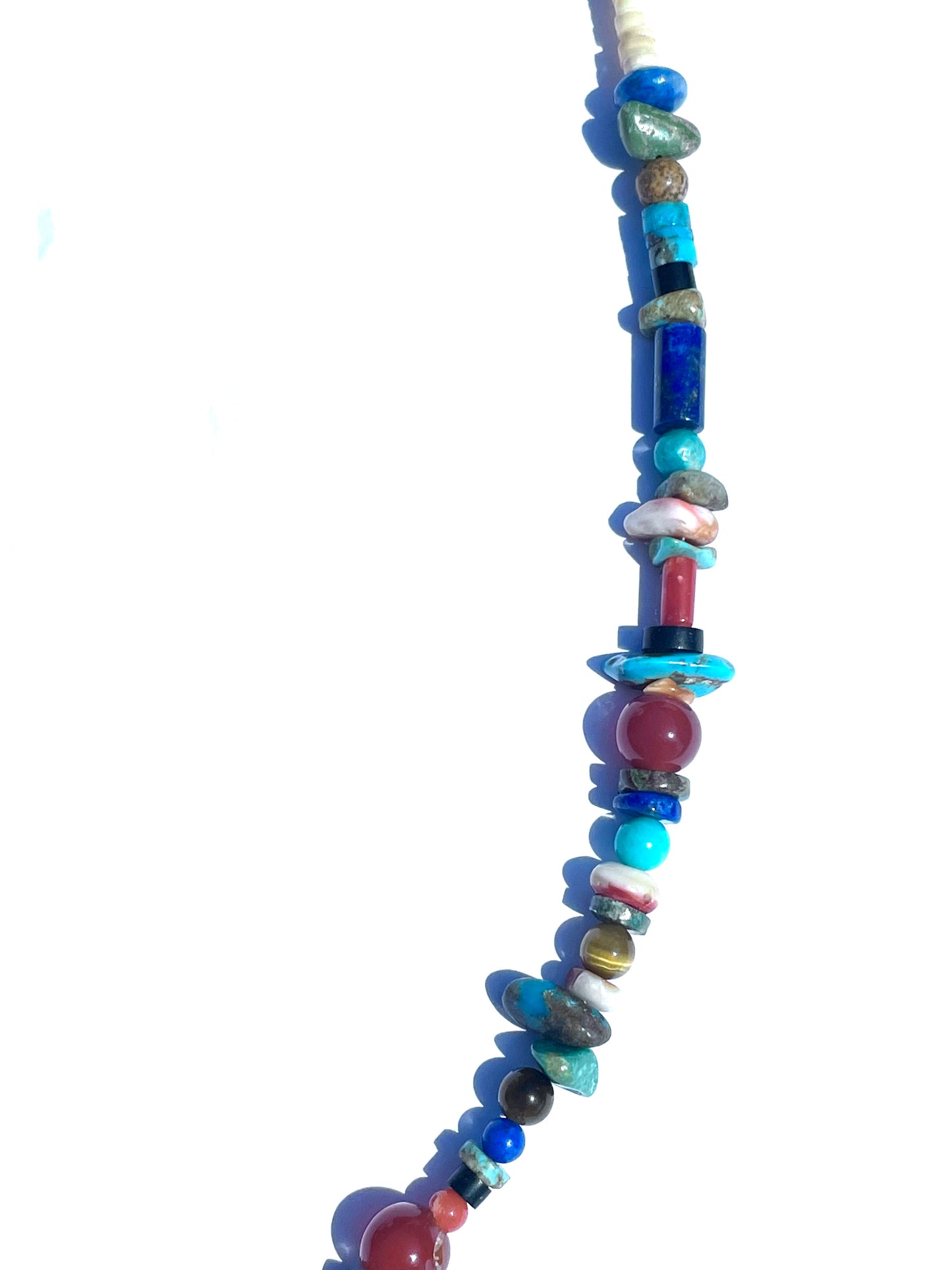 Multi stone nugget necklaces