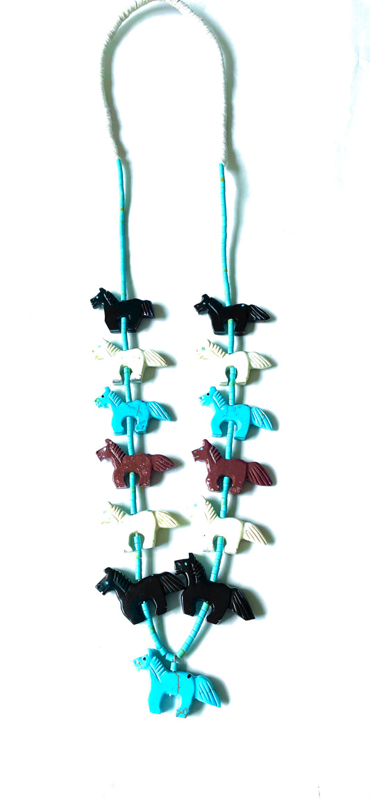 Horse power animal necklace