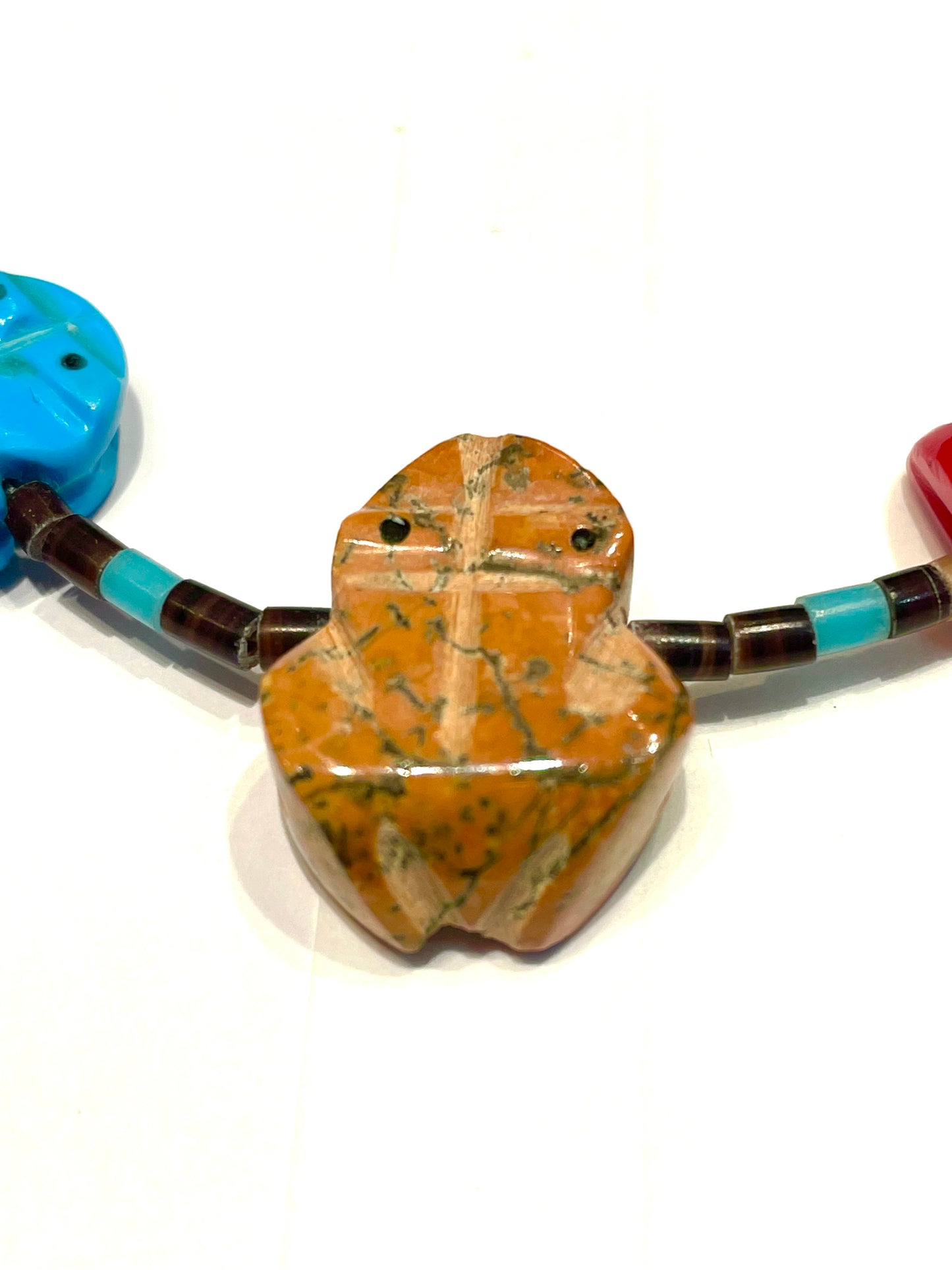 New frog short power animal necklace