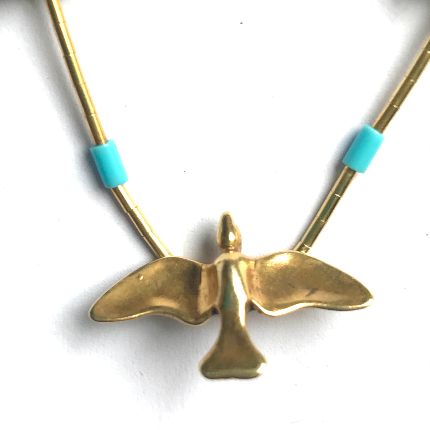 short 18 k power animal necklace short