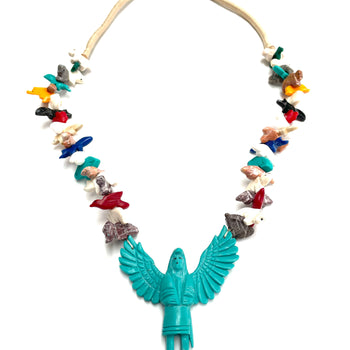 Eagle kachina necklace