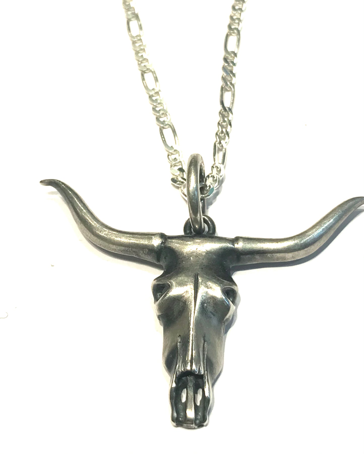 Steer skull pendent
